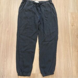 Cloth & Stone Jogger Pants Gray Tencel Drawstring Waist Size Medium Womens